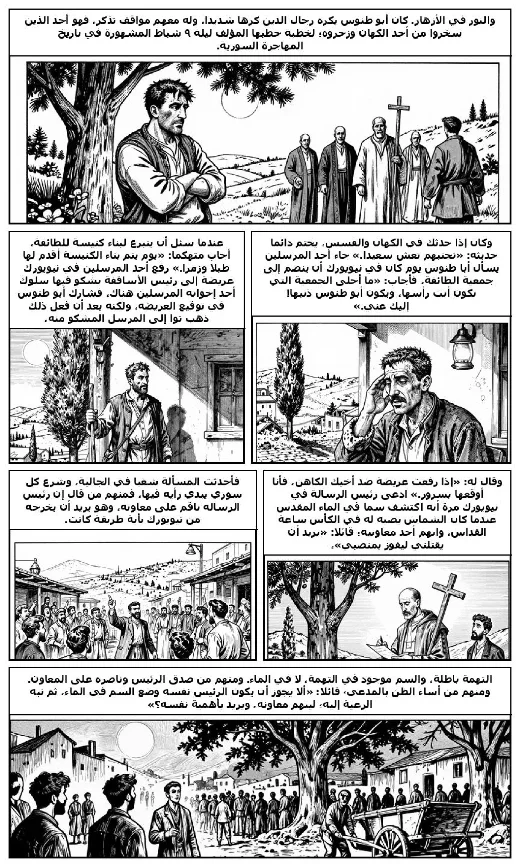 The Muleteer and the Priest manga adaptation by Ameen Rihani · Page 4