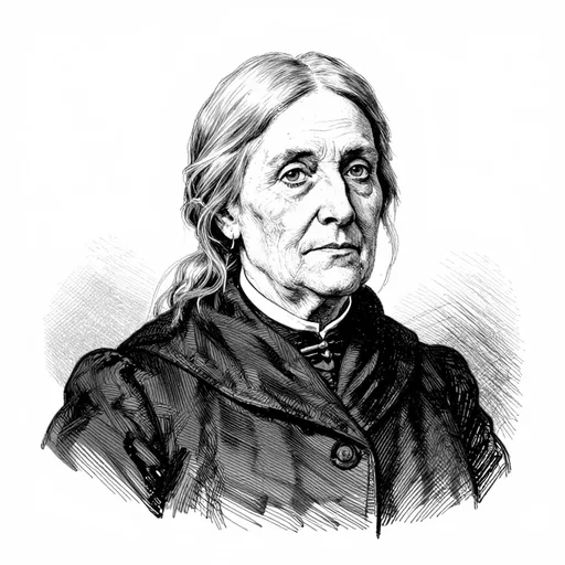 Madame L'Espanaye, The elderly victim, character in The Murders in the Rue Morgue