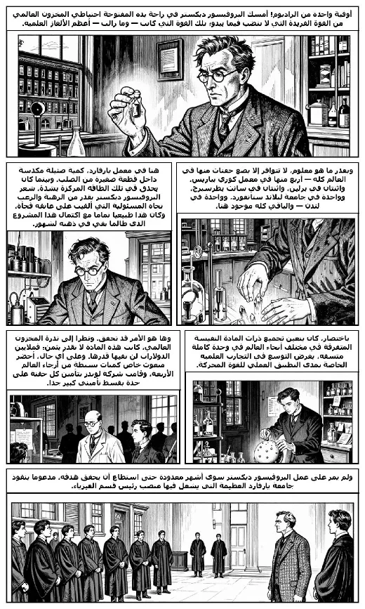 The Mystery of the Lost Radium manga adaptation by Jacques Futrelle · Page 1