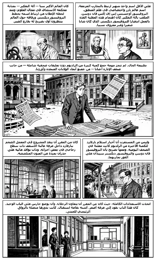 The Mystery of the Lost Radium manga adaptation by Jacques Futrelle · Page 2
