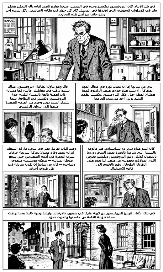 The Mystery of the Lost Radium manga adaptation by Jacques Futrelle · Page 3