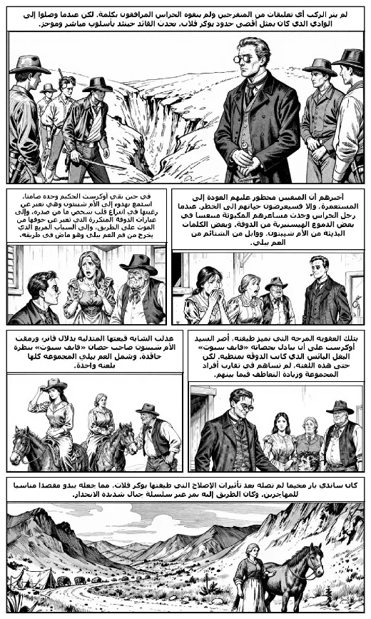 The Outcasts of Poker Flat manga adaptation by Bret Harte · Page 3