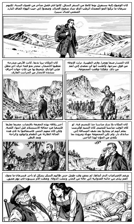 The Outcasts of Poker Flat manga adaptation by Bret Harte · Page 4