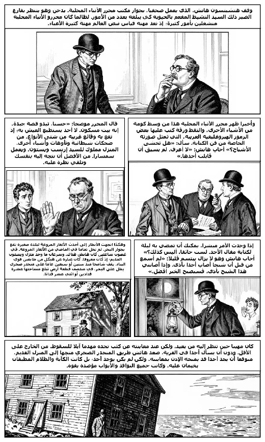 The Problem of the Flaming Ghost manga adaptation by Jacques Futrelle · Page 1