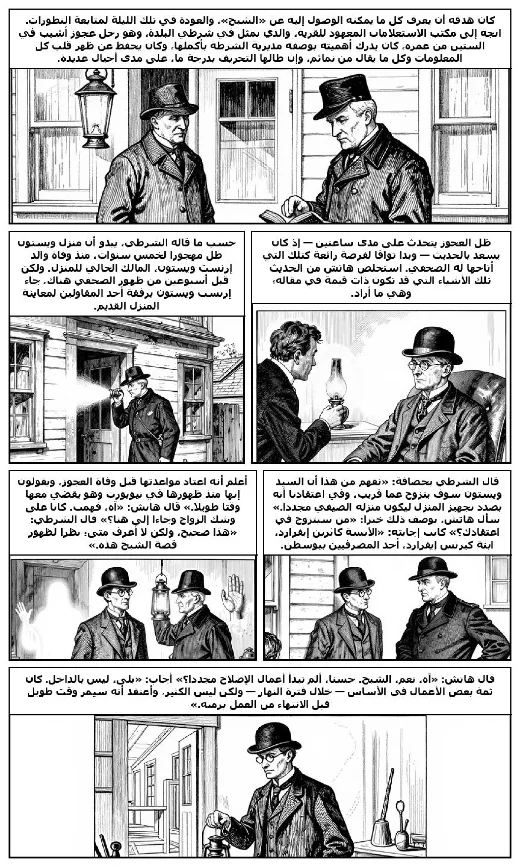 The Problem of the Flaming Ghost manga adaptation by Jacques Futrelle · Page 4