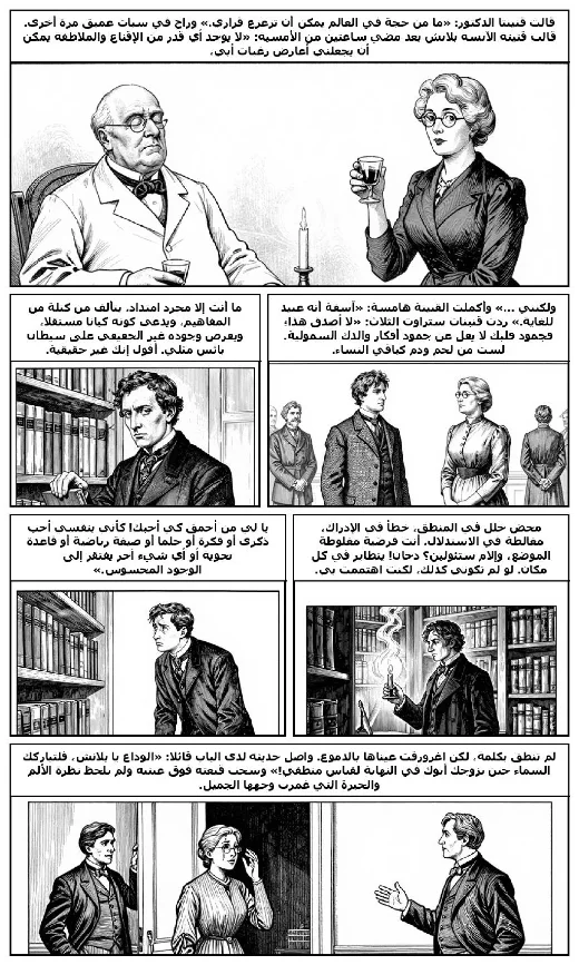 The Professor's Experiment manga adaptation by Edward Page Mitchell · Page 3