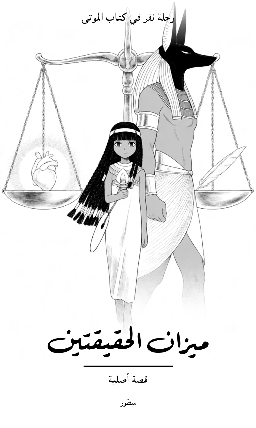 غلاف مانغا «ميزان الحقيقتين» لـسطور