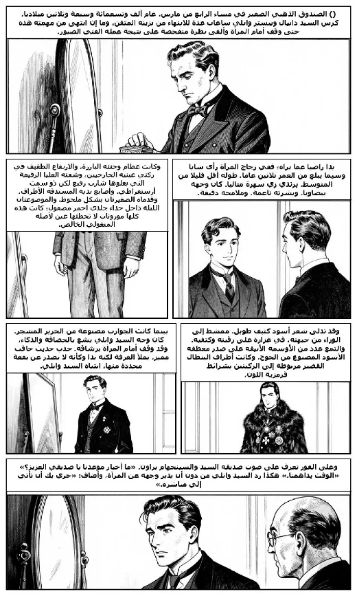 The Senator's Daughter manga adaptation by Edward Page Mitchell · Page 1