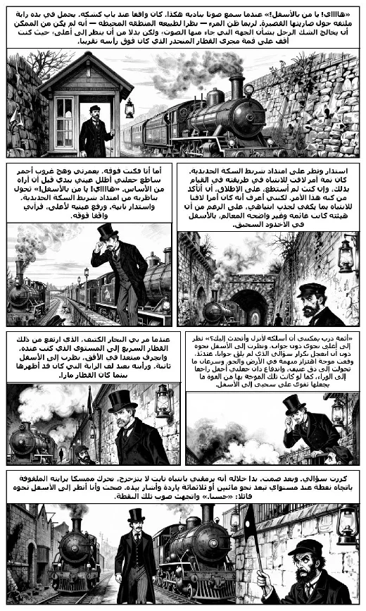The Signal-Man manga adaptation by Charles Dickens · Page 1