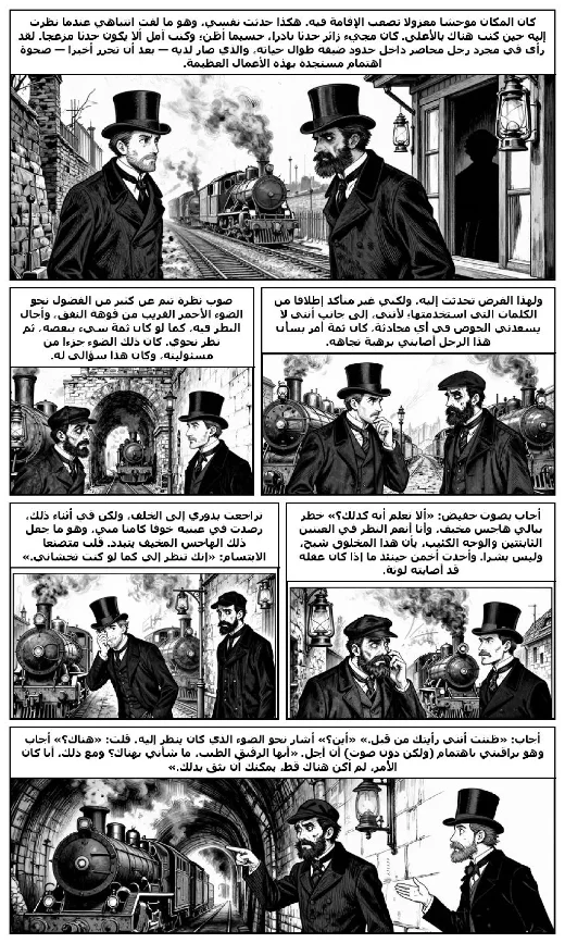 The Signal-Man manga adaptation by Charles Dickens · Page 3