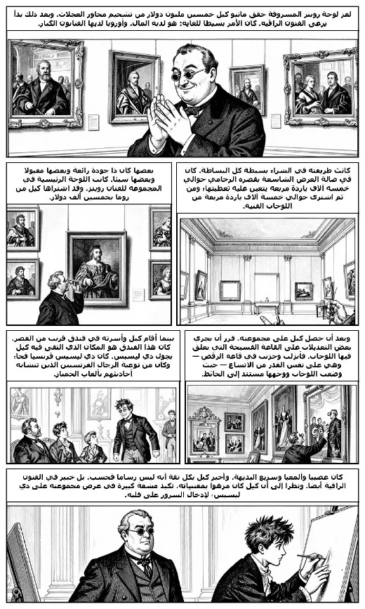 The Mystery of the Stolen Rubens manga adaptation by Jacques Futrelle · Page 1