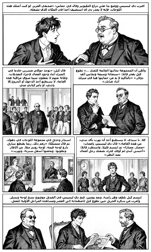 The Mystery of the Stolen Rubens manga adaptation by Jacques Futrelle · Page 4