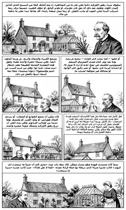 مانغا «زهرة الأوركيد الغريبة» · هربرت جورج ويلز · صفحة 1