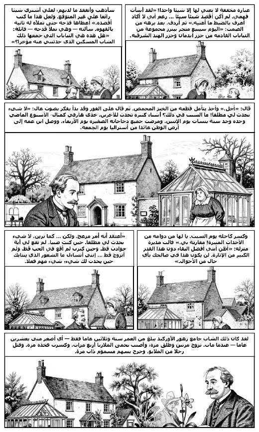 مانغا «زهرة الأوركيد الغريبة» · هربرت جورج ويلز · صفحة 2