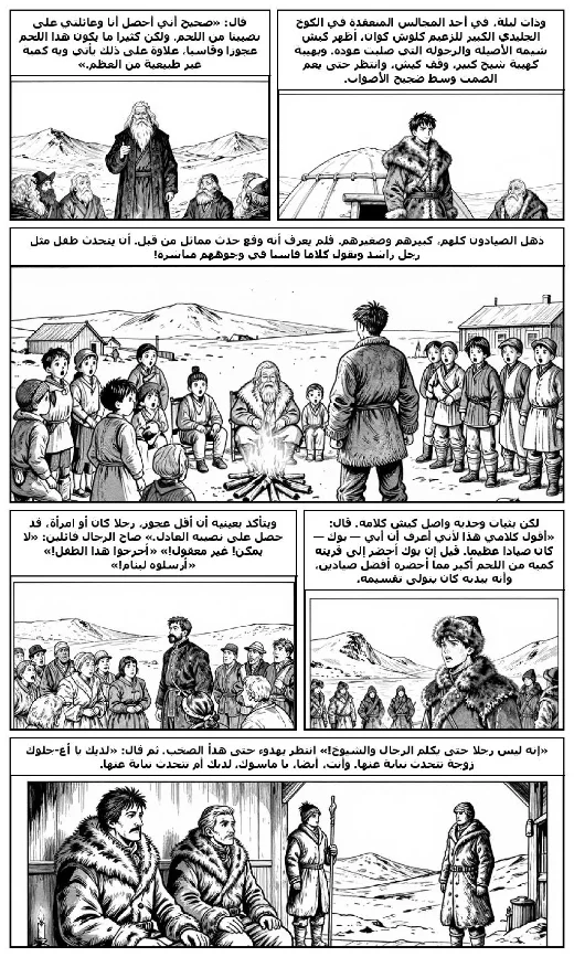The Tale of Keesh manga adaptation by Jack London · Page 2