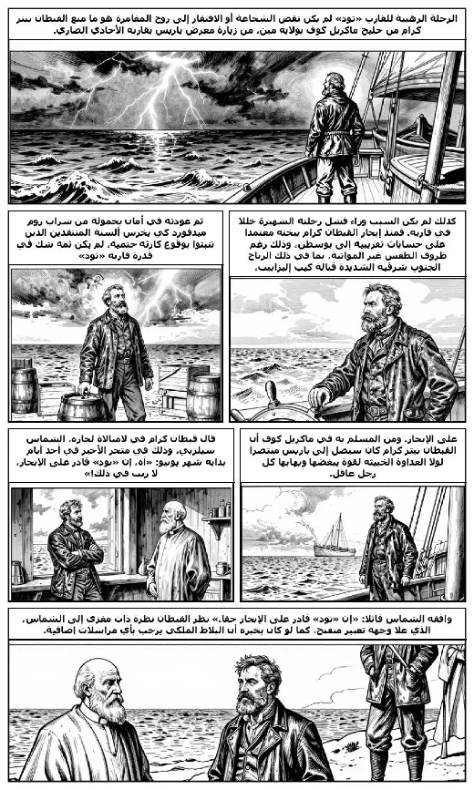 The Terrible Voyage of the Toad manga adaptation by Edward Page Mitchell · Page 1