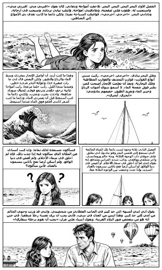 The Wanderer manga adaptation by Sharon Creech · Page 1