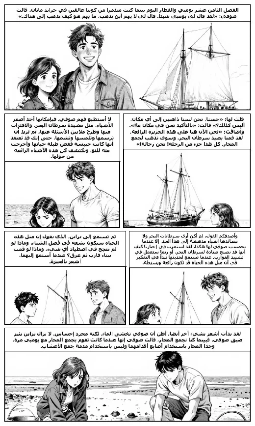 The Wanderer manga adaptation by Sharon Creech · Page 1