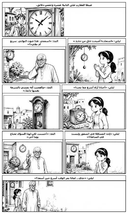 What Is Time? manga adaptation by Sutur · Page 3