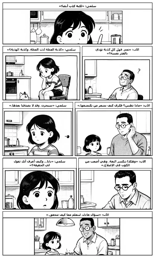 Why Do People Lie? manga adaptation by Sutur · Page 1