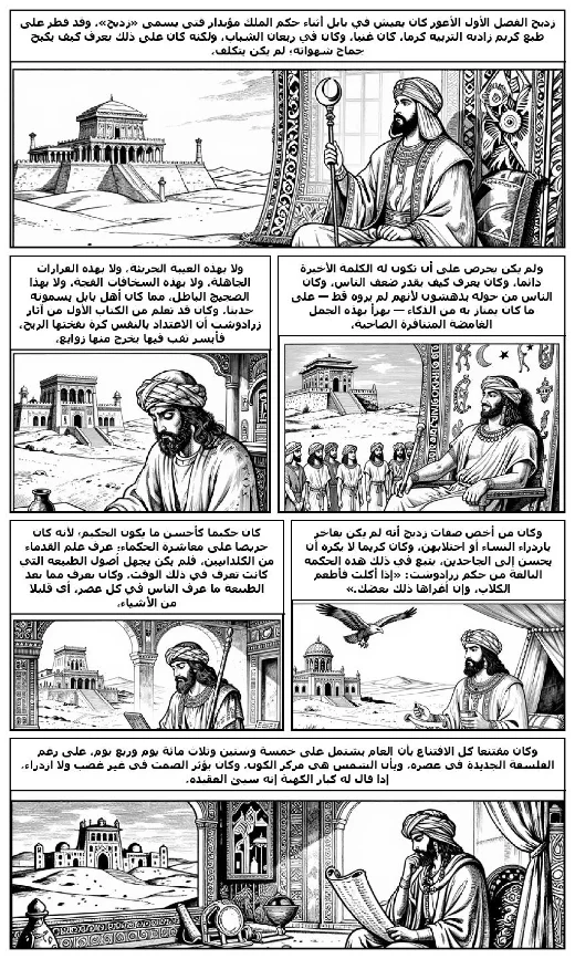 Zadig manga adaptation by Voltaire · Page 1